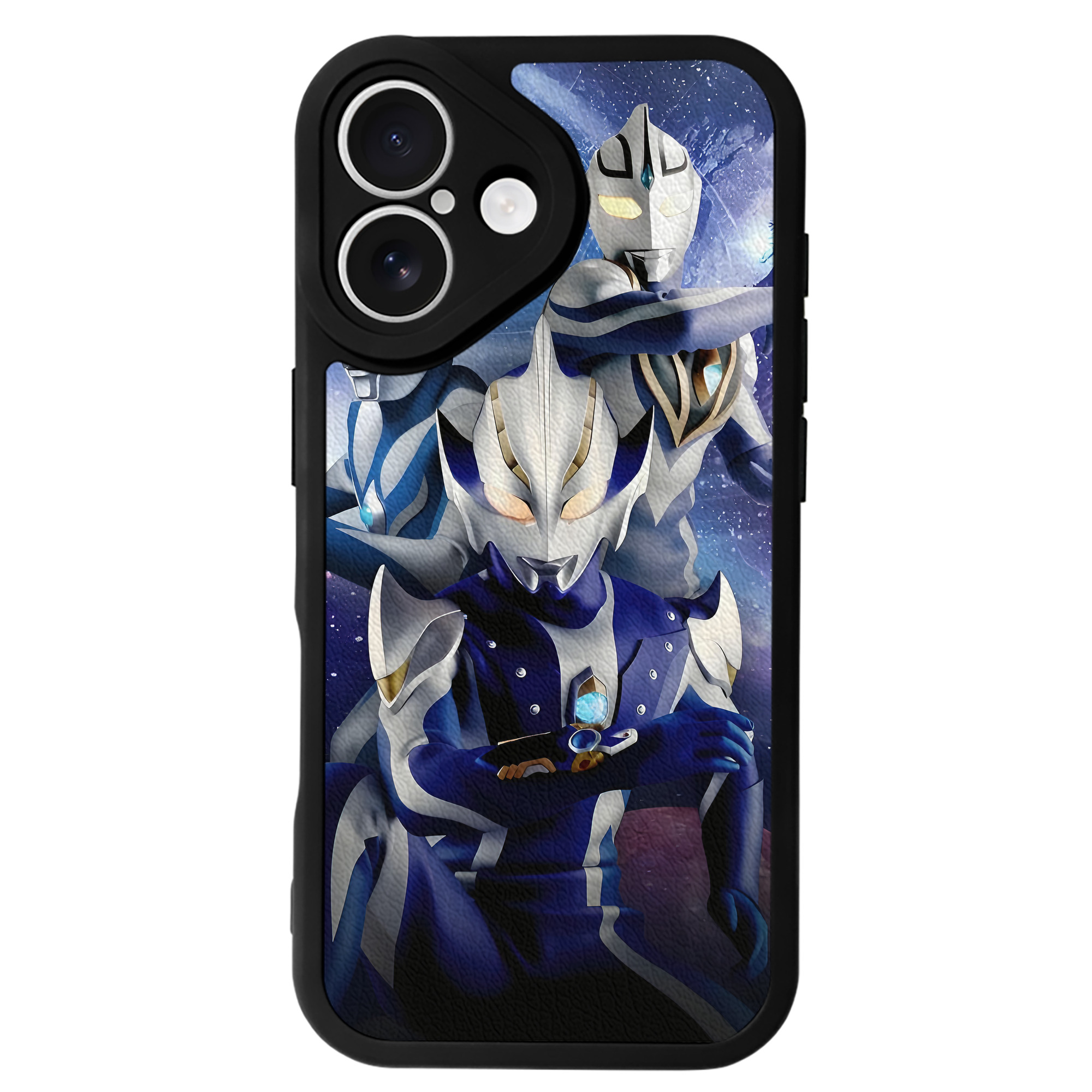 （画像用） ウルトラマン Ultraman 【iPhone 16シリーズ対応】シリコンスマホケース（レザー調） 材質：シリコン